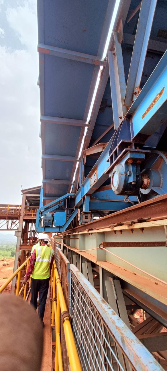 Conveyor gallery installed at a client site